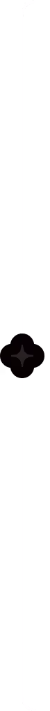 Minimal vertical decorative line with curved ends and a small glowing star at the center, set against a dark starry background.